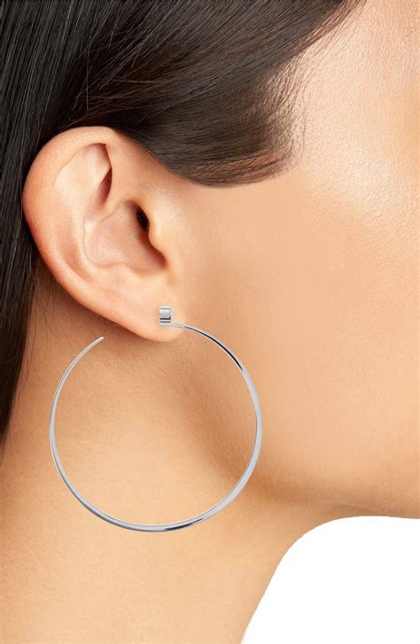 michael kors ohrringe|Michael Kors gold hoop earrings.